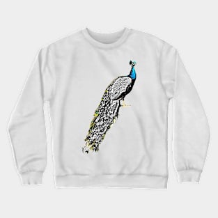 Peacock Digital Art | Melanie Jensen Illustrations Crewneck Sweatshirt